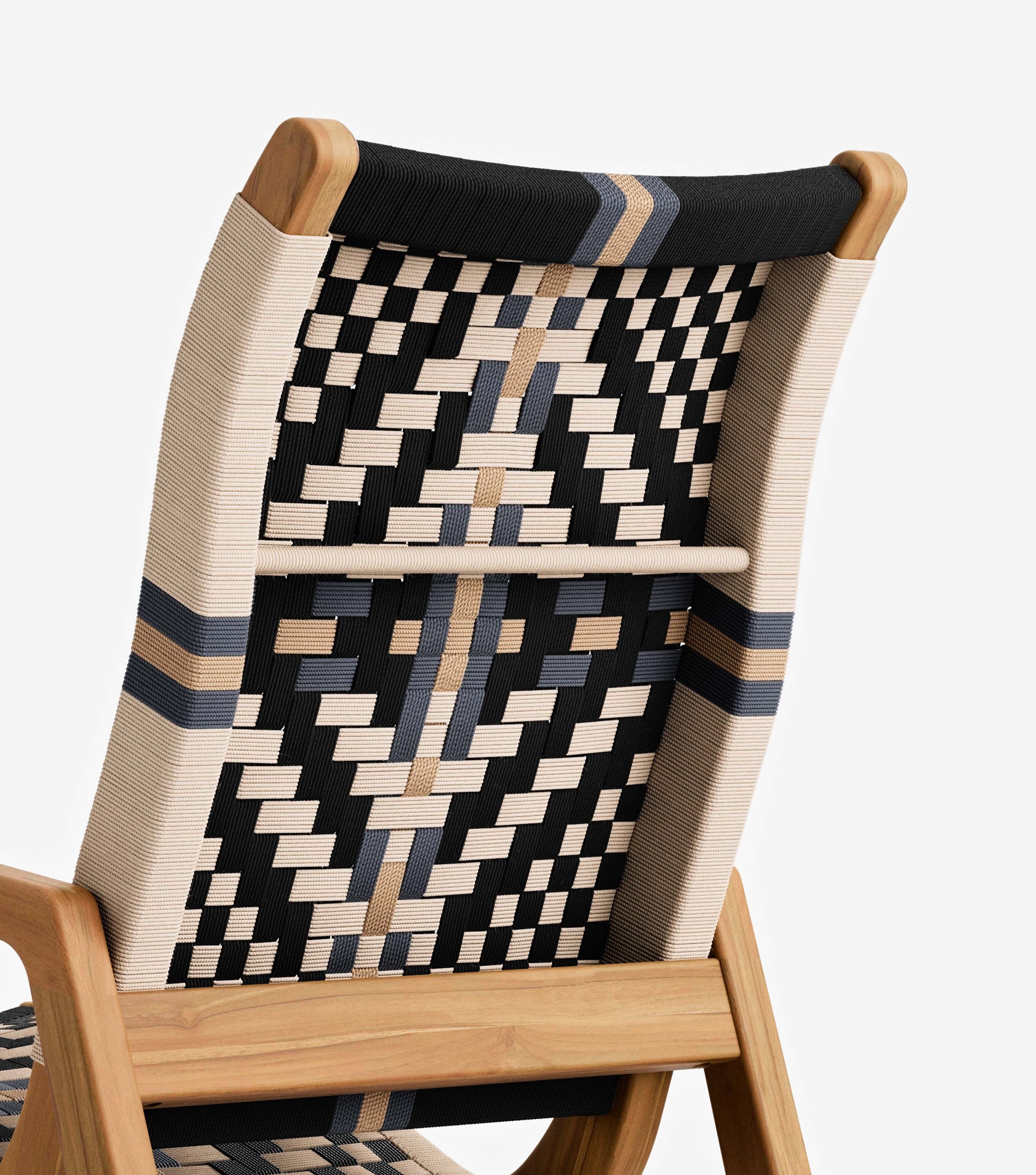 Arenal Outdoor Rocking Chair | Colonial Pattern - Image 5