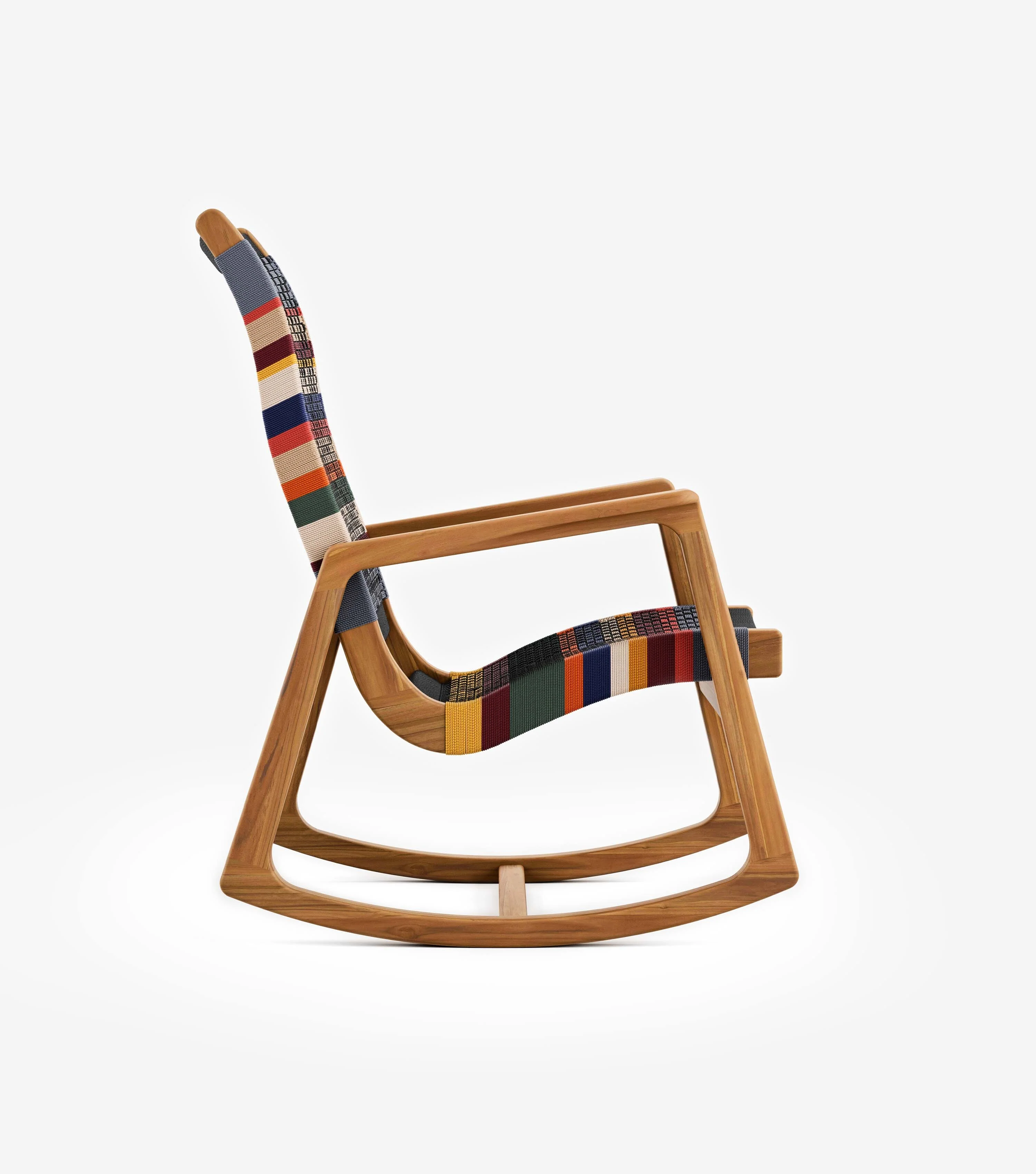Arenal Outdoor Rocking Chair | San Geronimo Pattern - Image 3