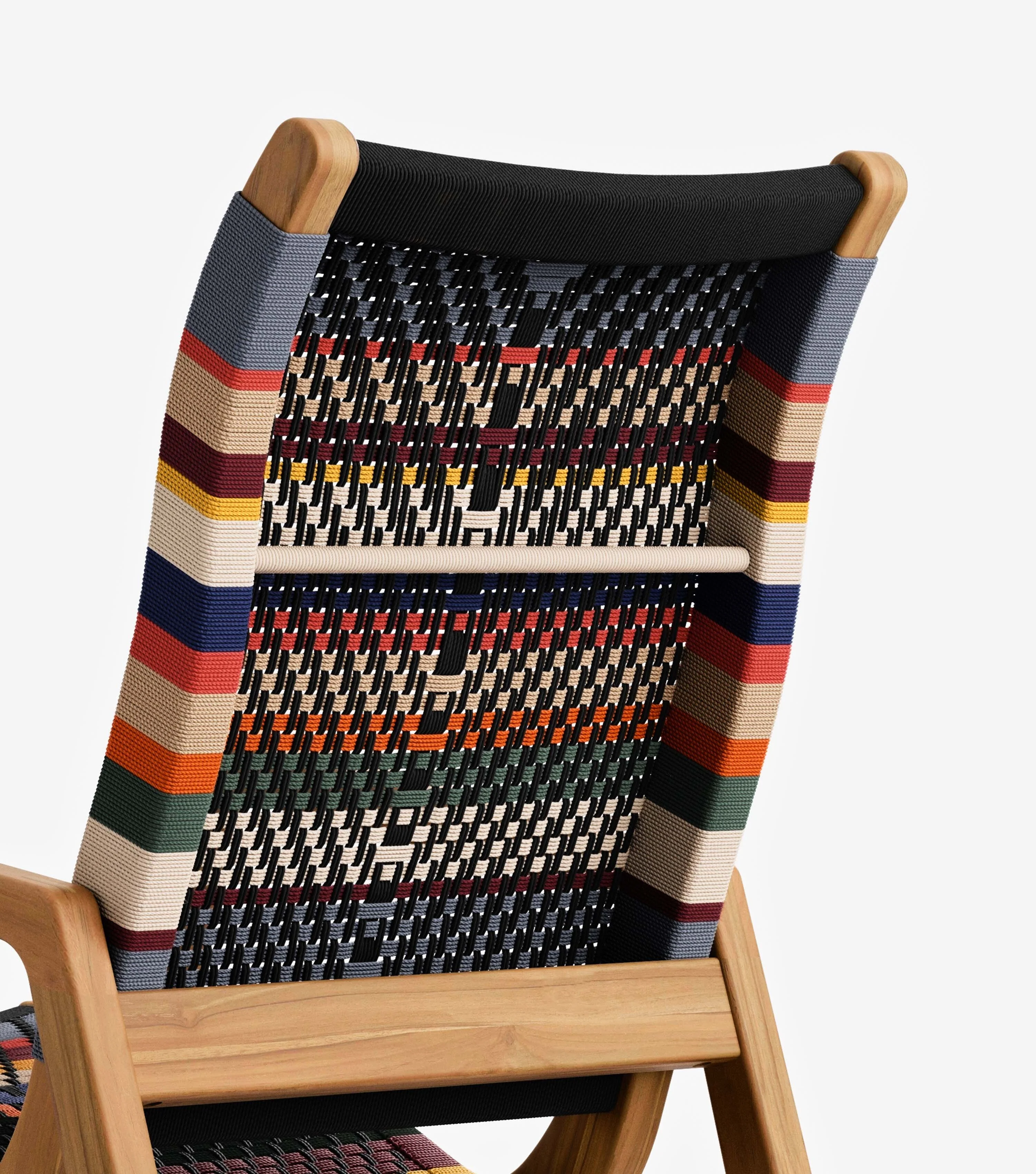 Arenal Outdoor Rocking Chair | San Geronimo Pattern - Image 5