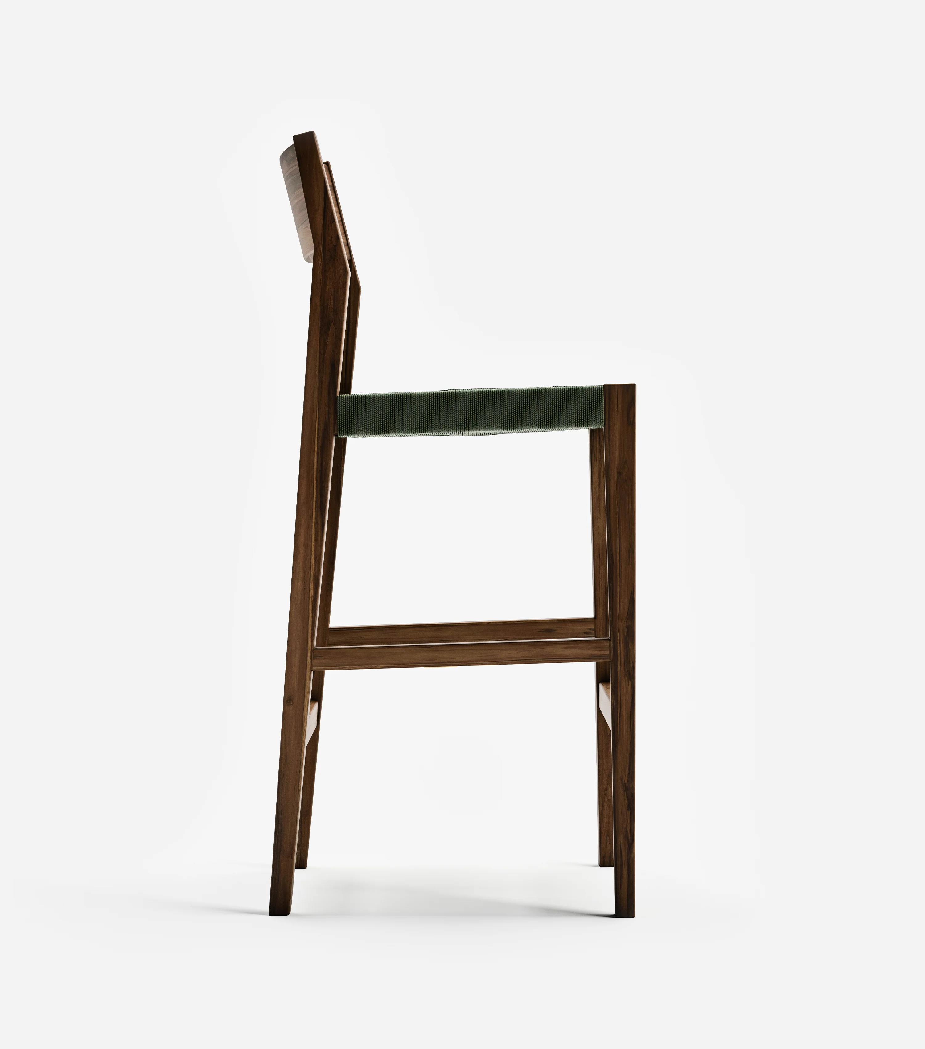 Calvero Barstool  | Olive Cross Braided Cord - Image 8