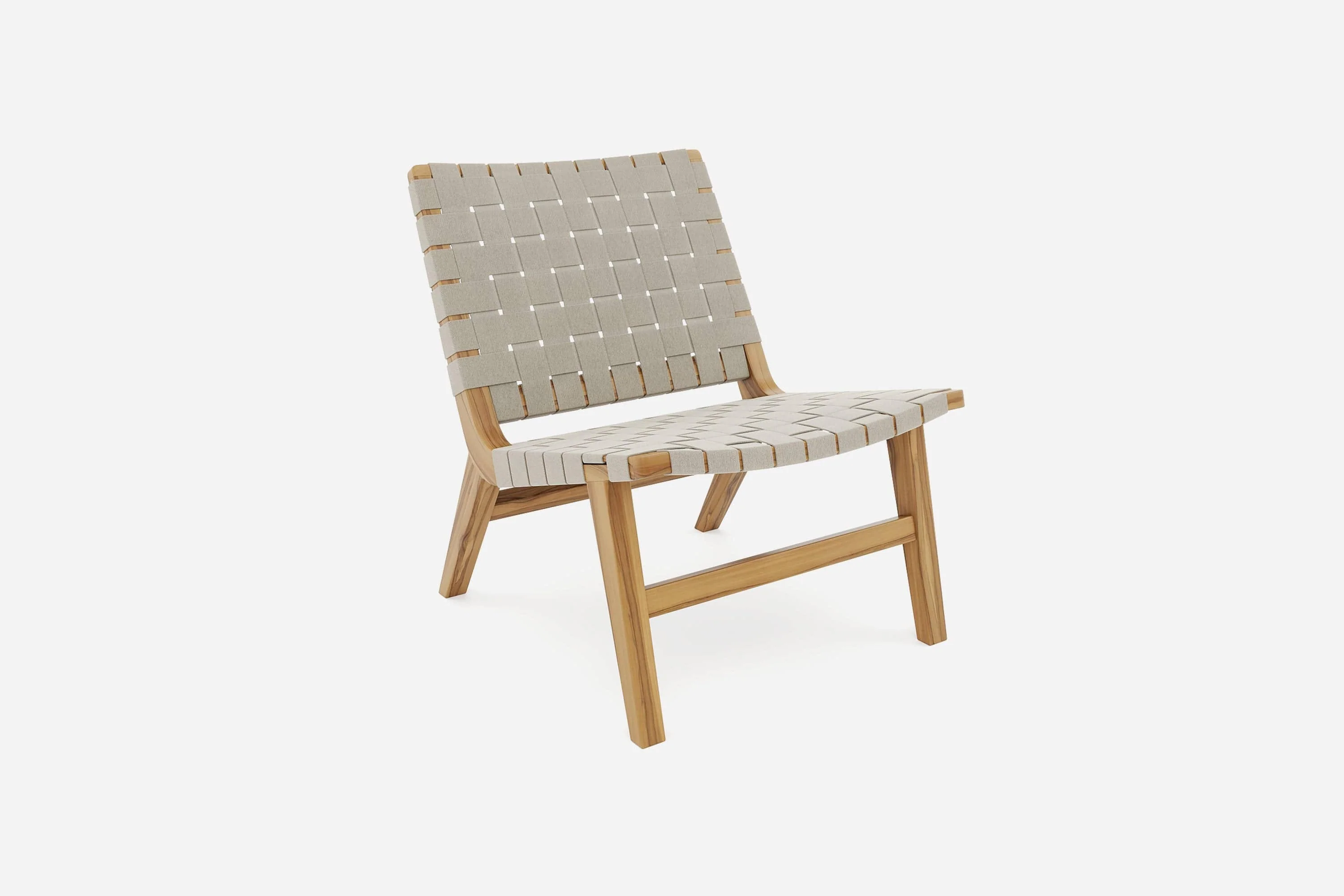 Casares Lounge Chair | Beige Strap 2" - Image 6