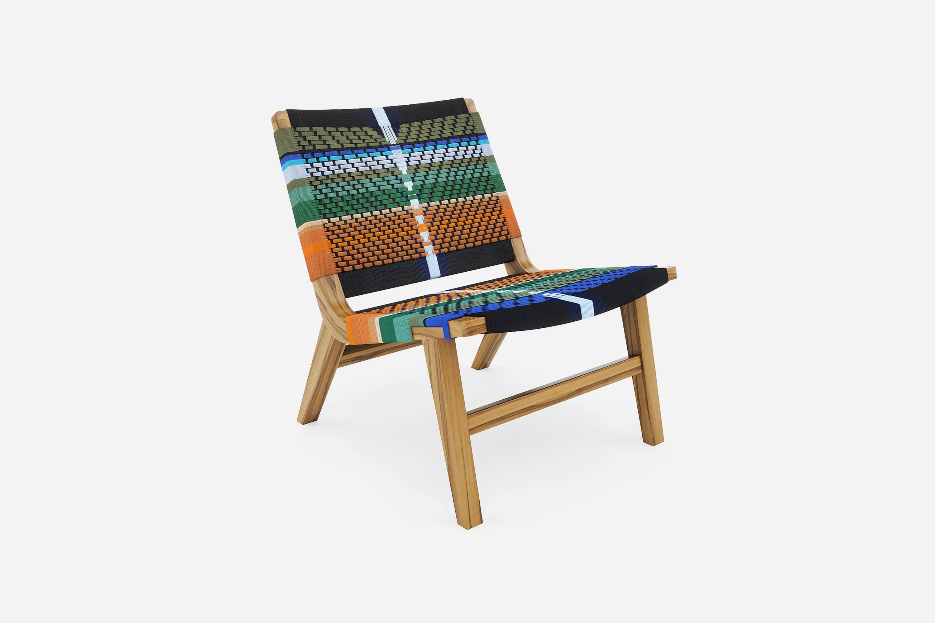 Casares Lounge Chair | Mot Mot Pattern - Image 6