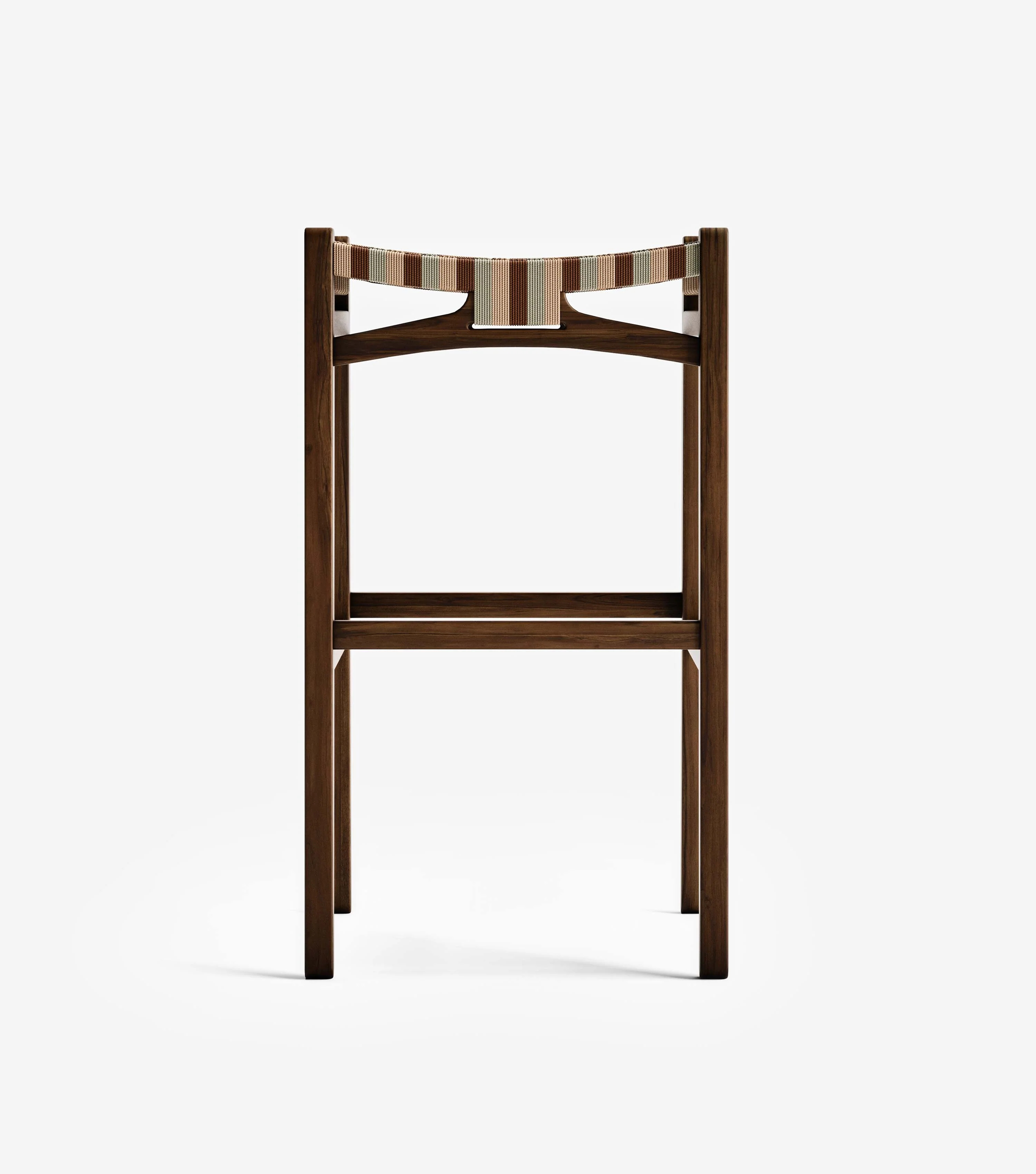 Chontales Backless Barstool | Tierra Pattern - Image 3