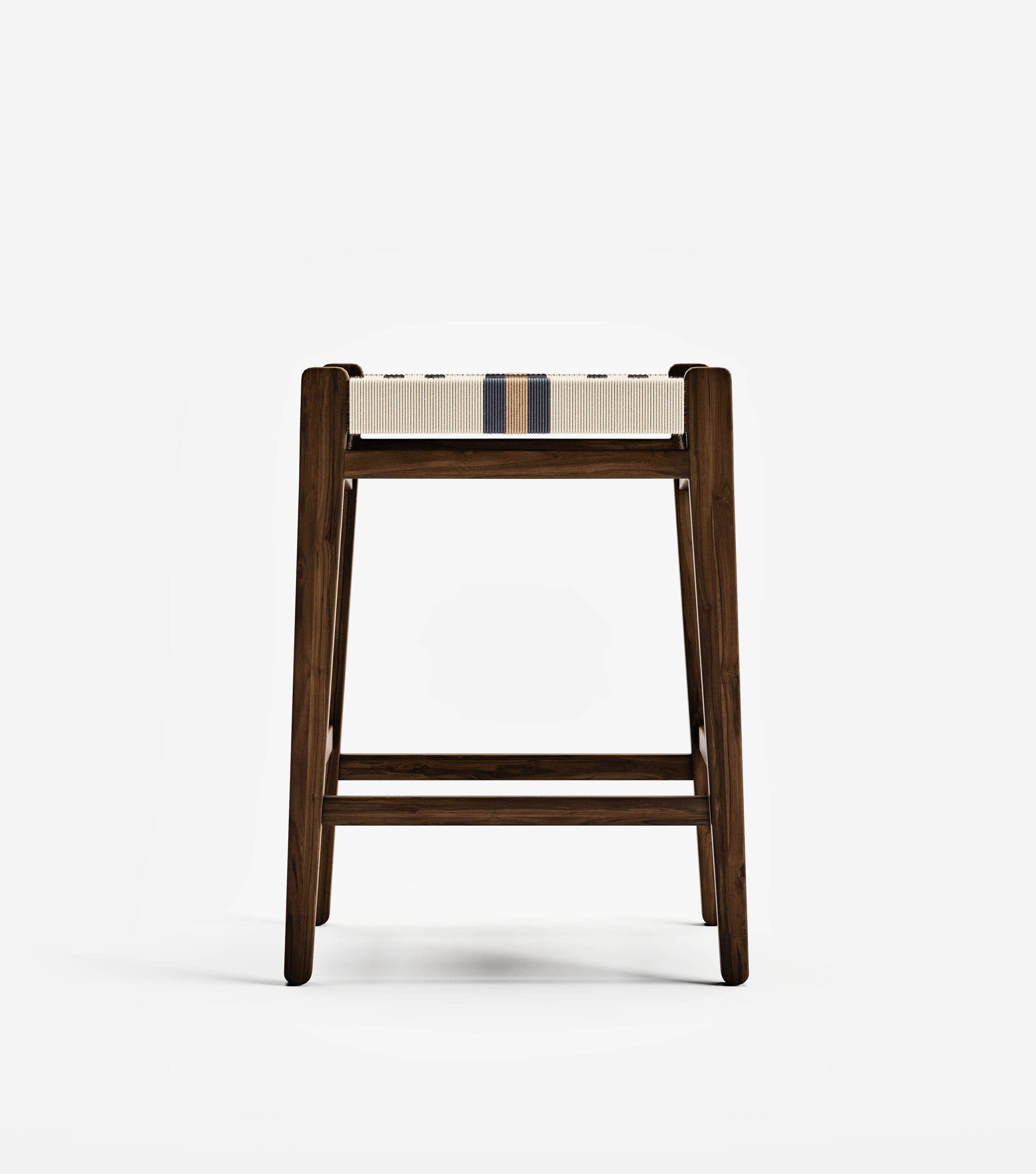 Chontales Backless Barstool | Colonial - Image 3