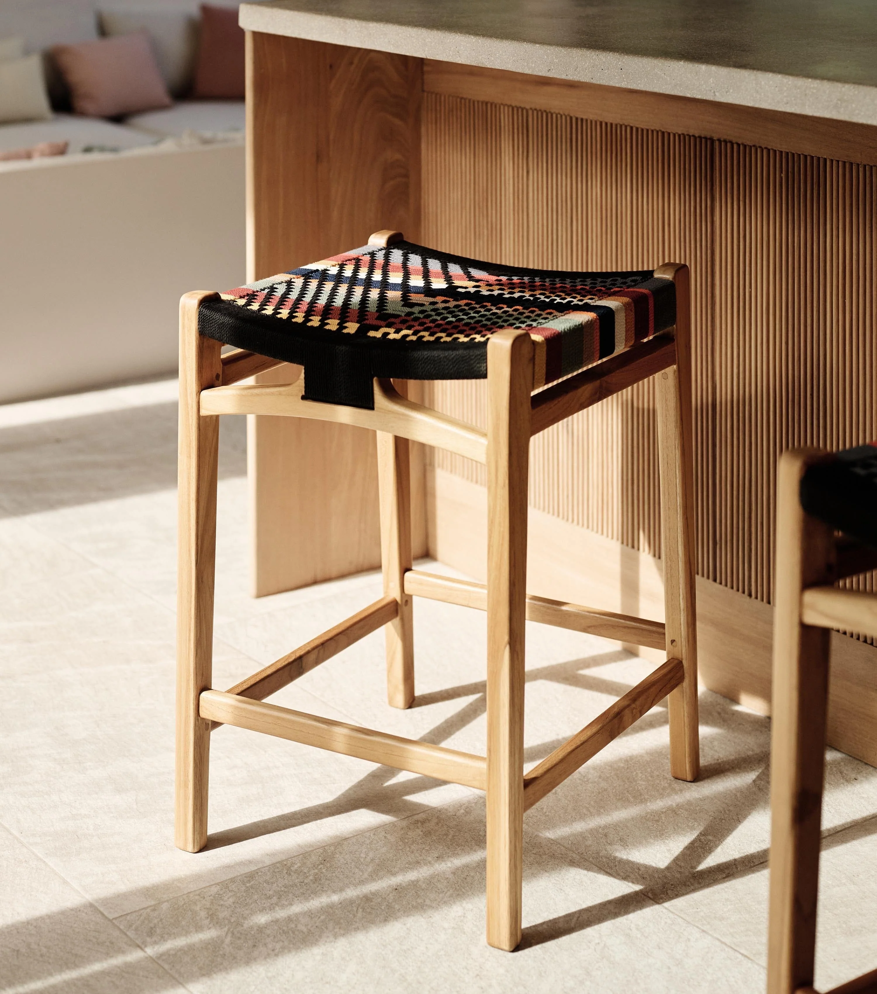 Chontales Backless Barstool | San Geronimo - Image 5