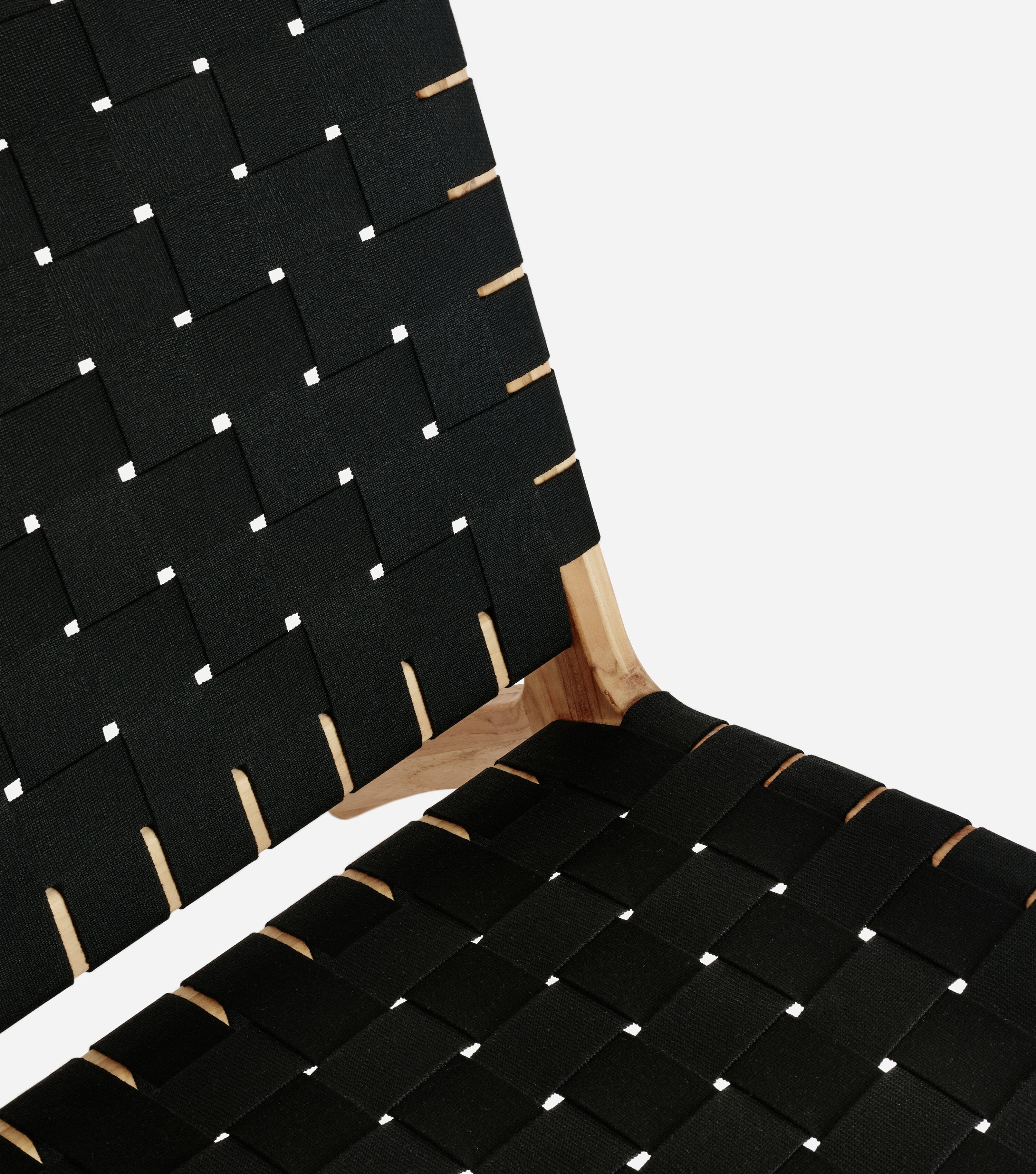 Masaya Outdoor Lounge Chair | 2" Black Straps - Image 11