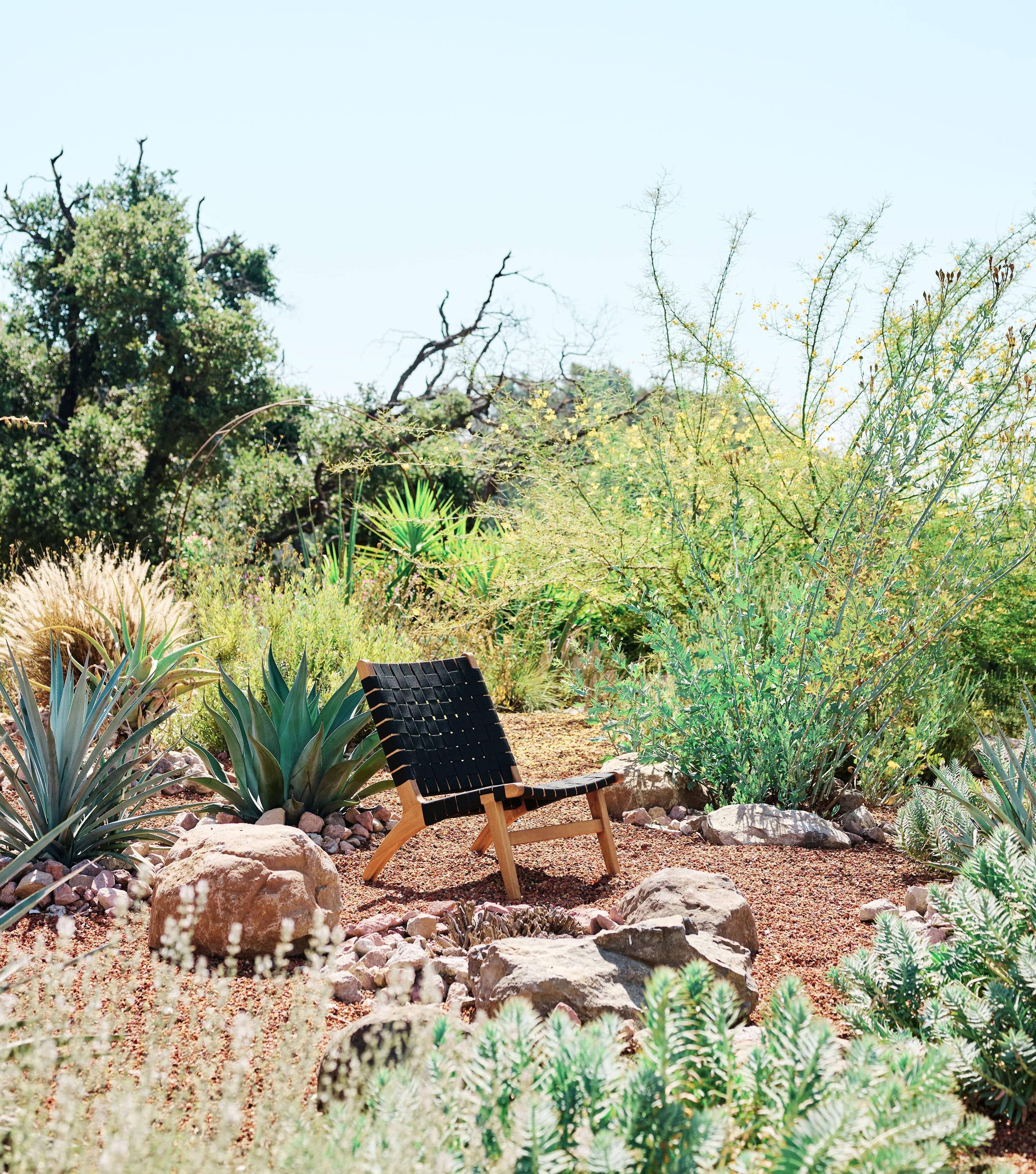 Masaya Outdoor Lounge Chair | 2" Black Straps - Image 5