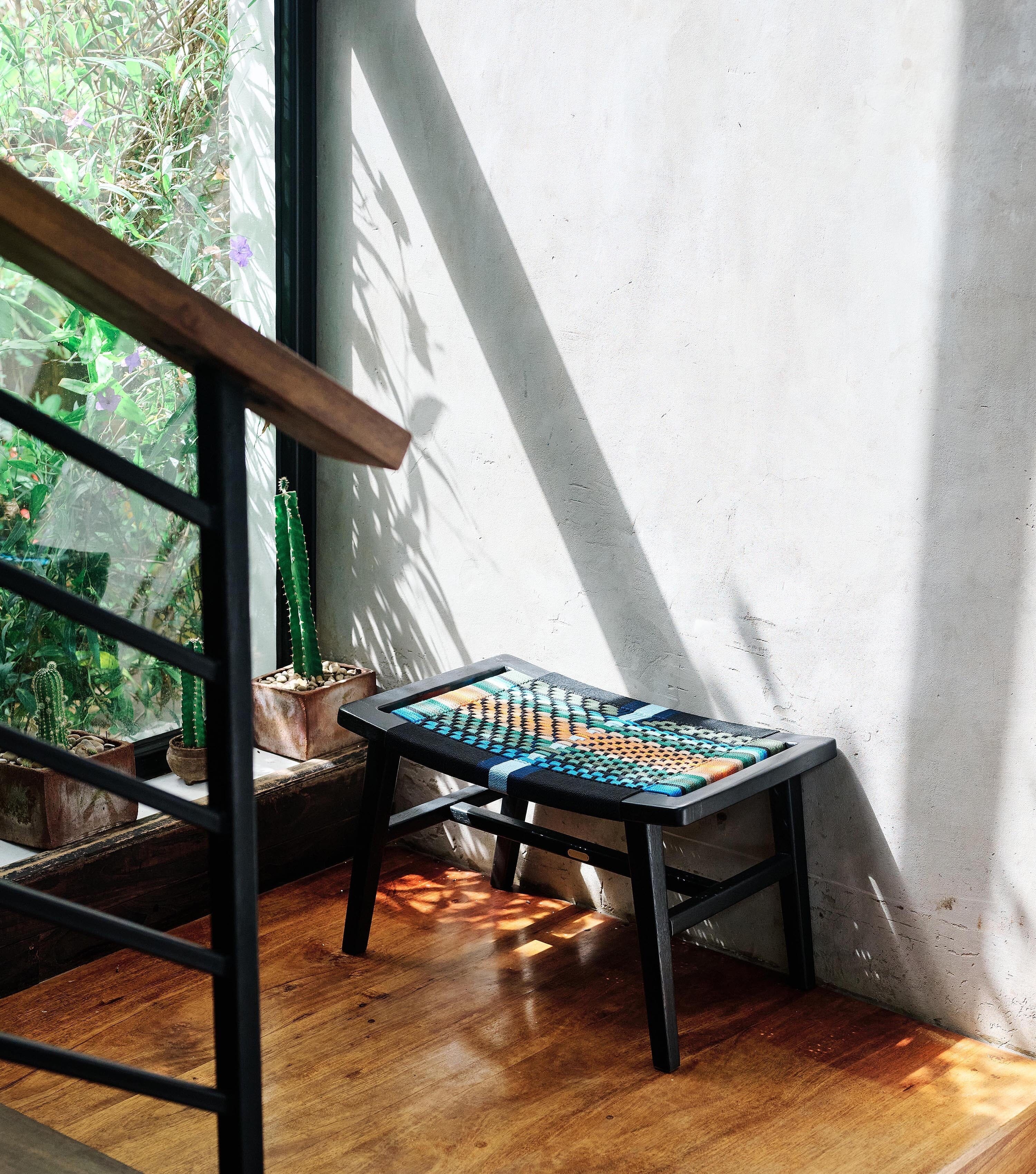 Masaya Ottoman | Mot Mot Pattern - Image 10