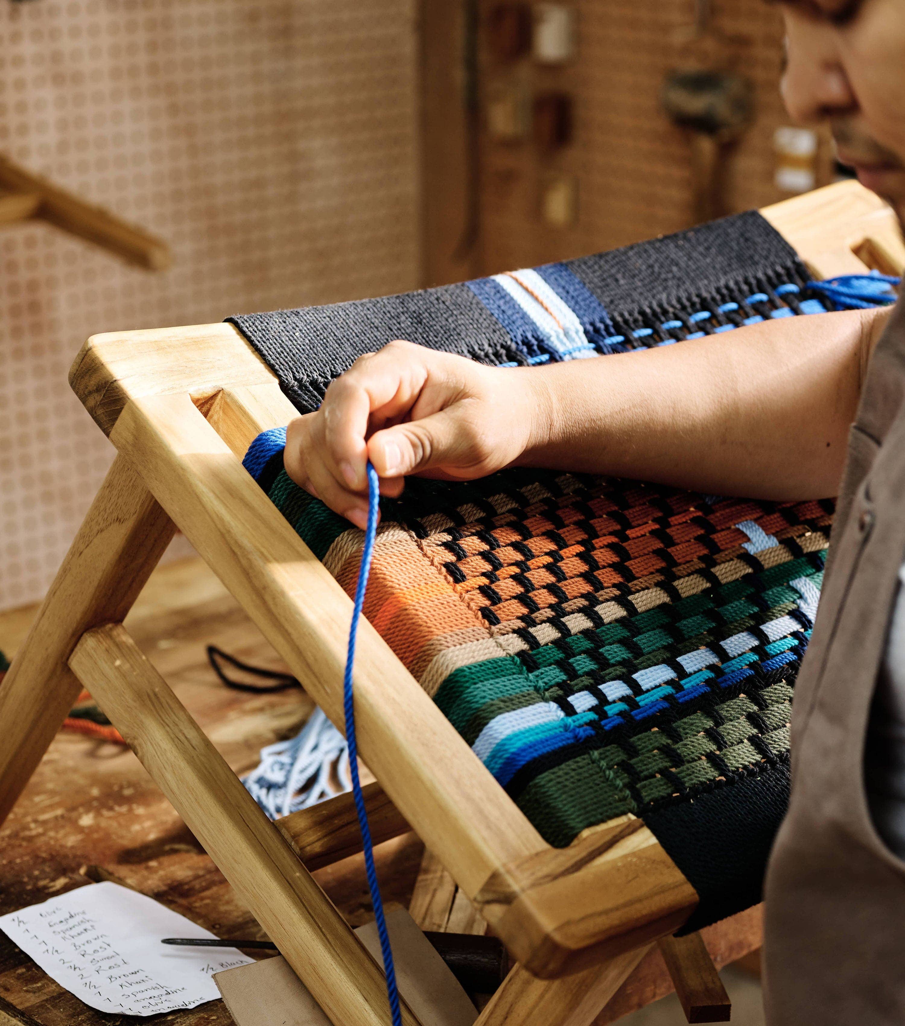 Masaya Ottoman | Mot Mot Pattern - Image 20