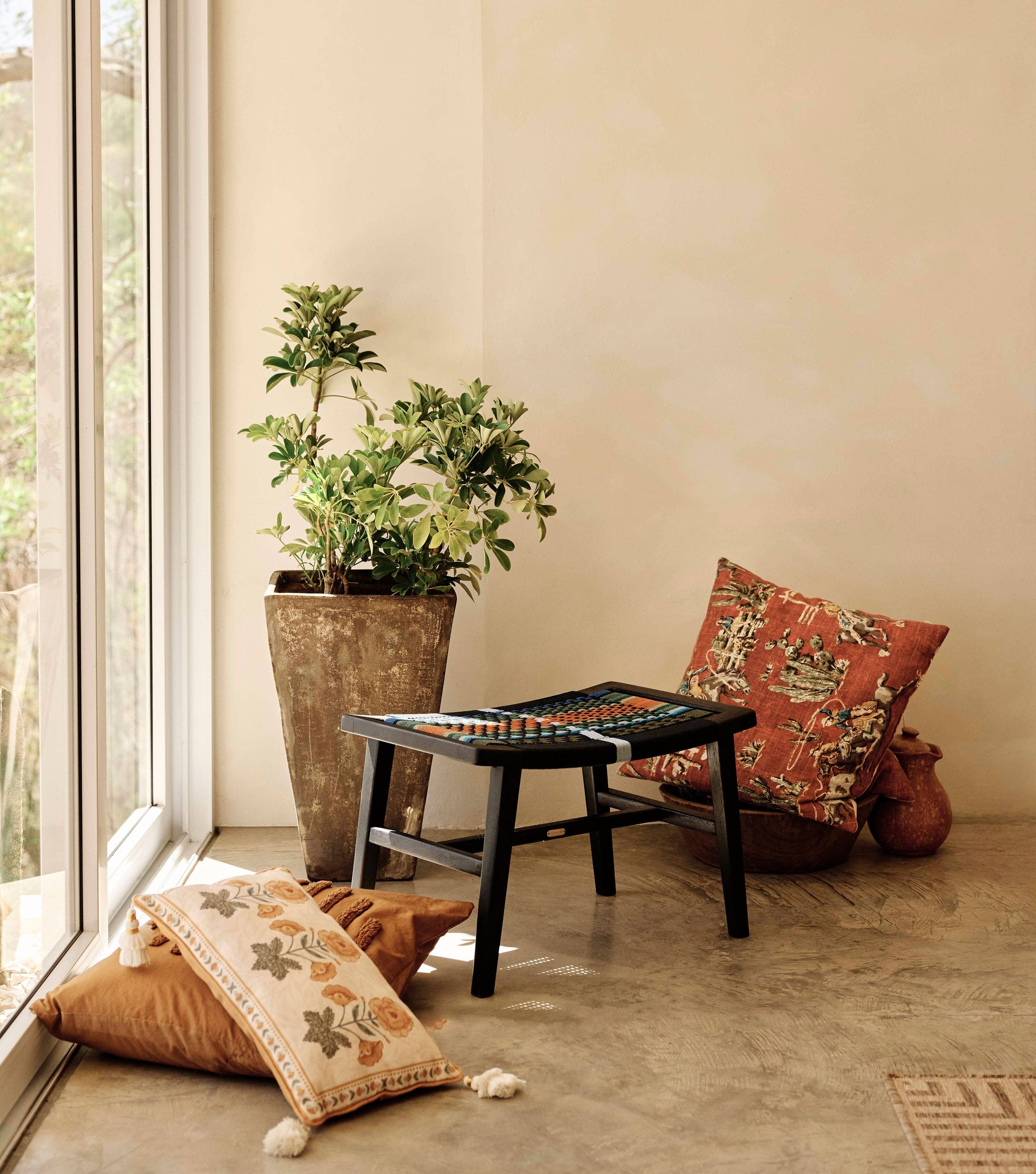 Masaya Ottoman | Mot Mot Pattern - Image 3