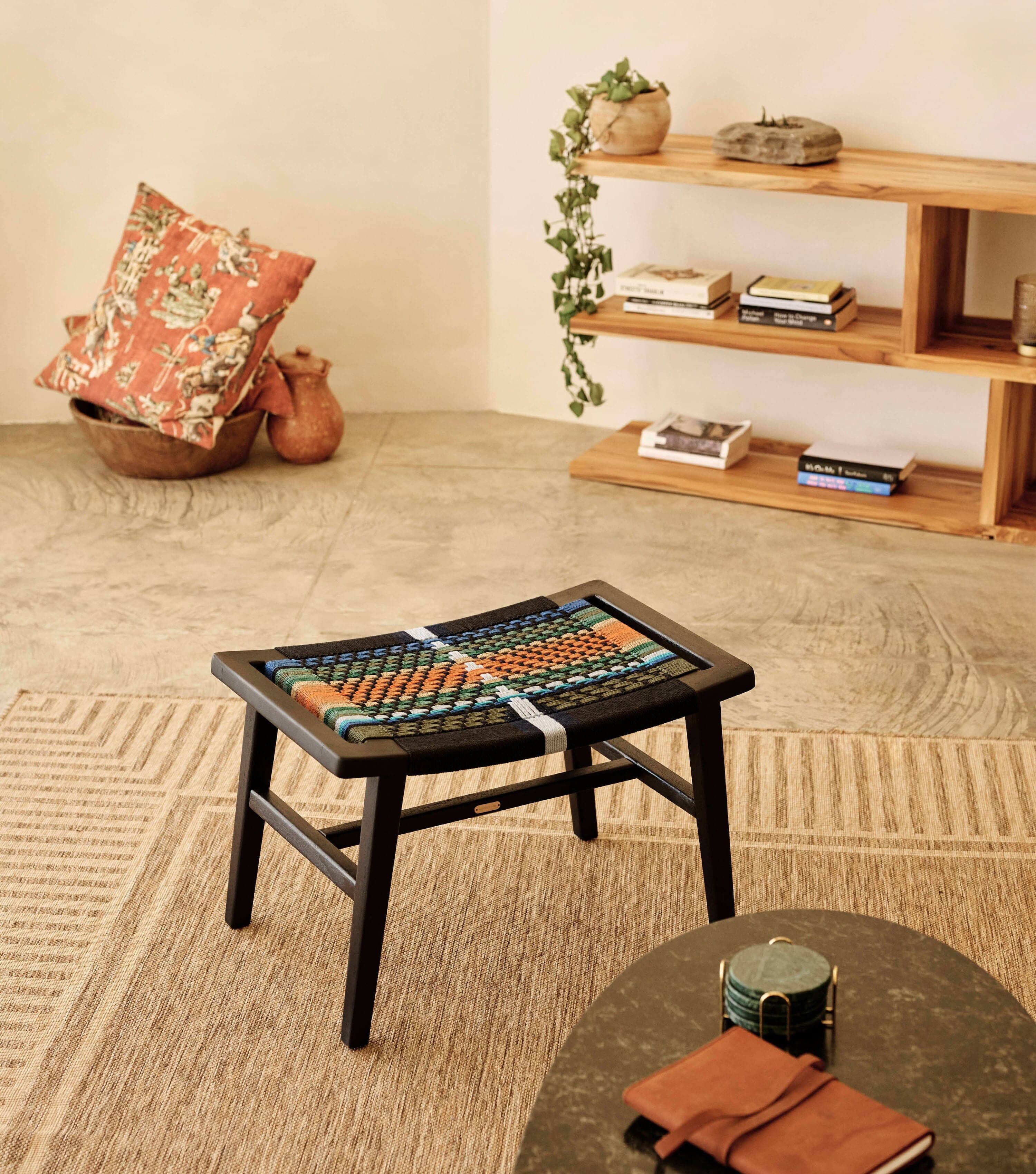 Masaya Ottoman | Mot Mot Pattern - Image 5