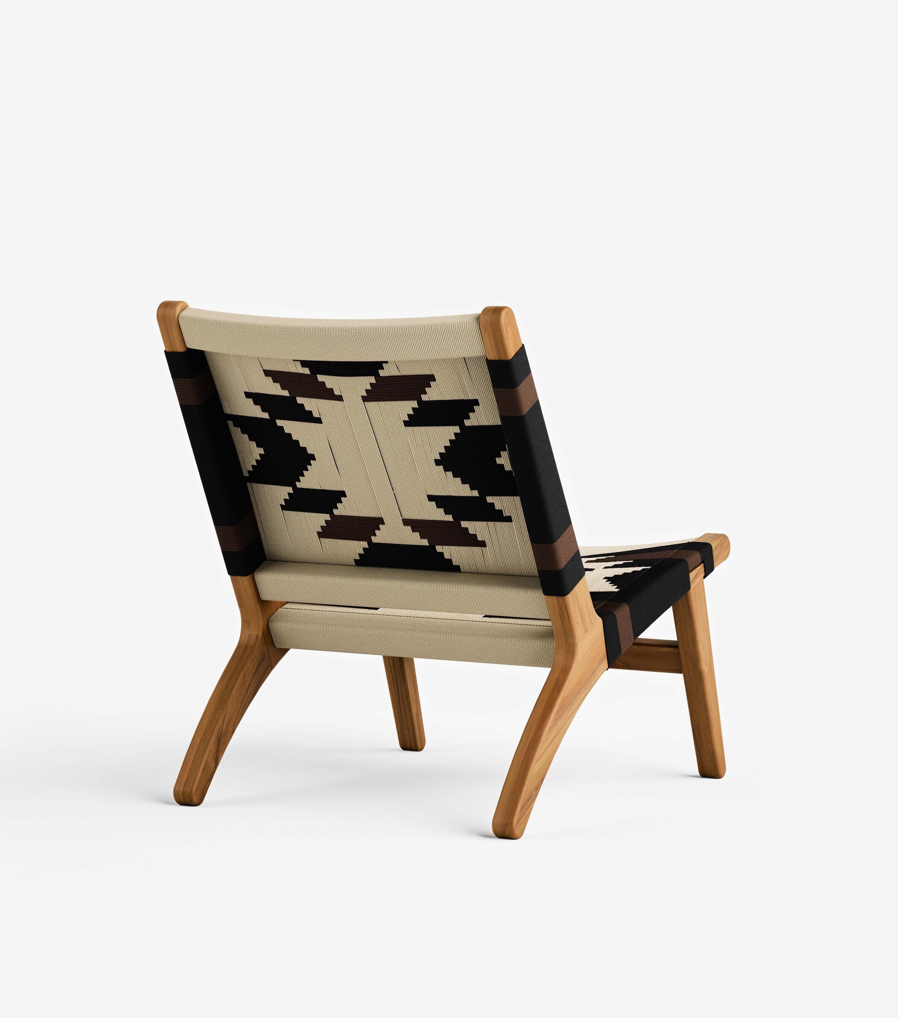 Masaya Outdoor Lounge Chair | Atacama Pattern - Image 6