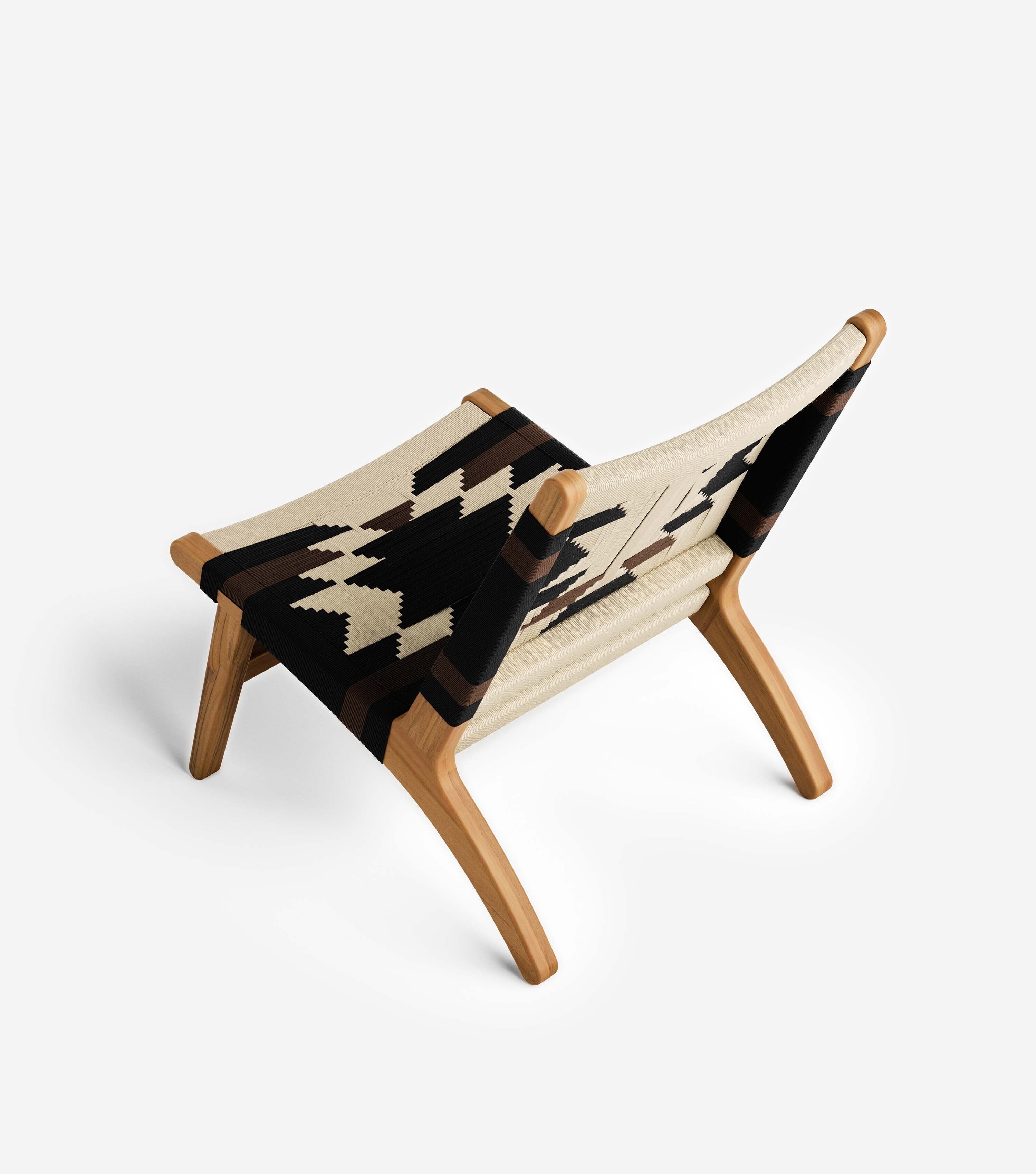 Masaya Outdoor Lounge Chair | Atacama Pattern - Image 7