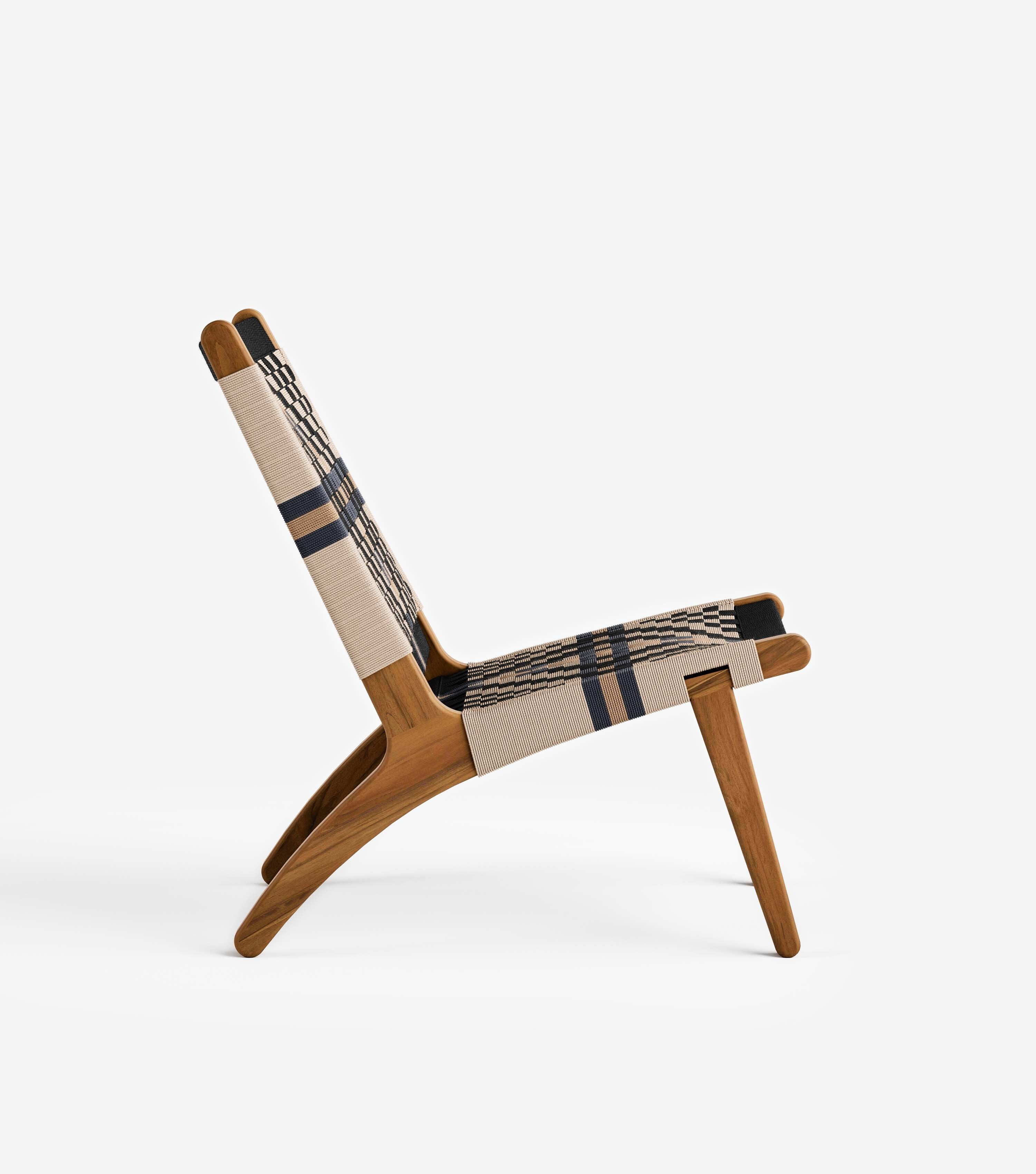 Masaya Outdoor Lounge Chair | Colonial Pattern - Image 4