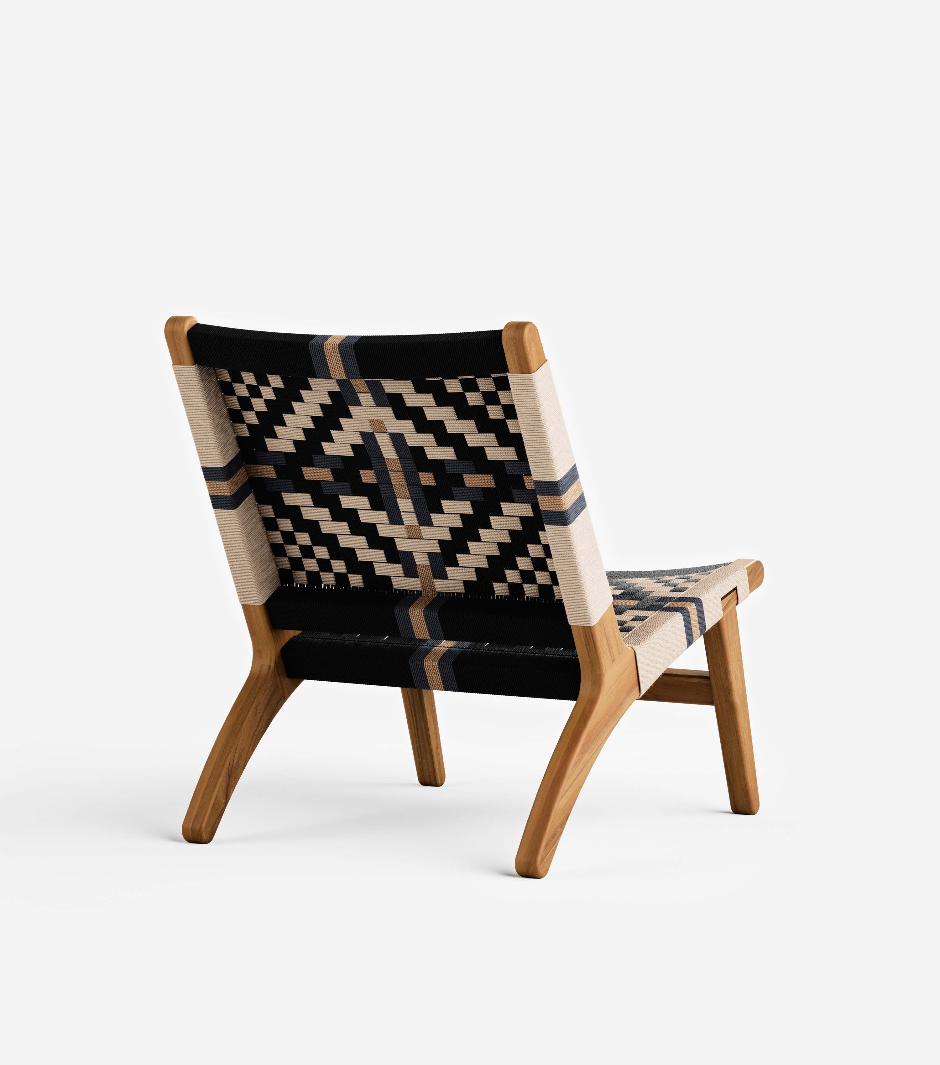Masaya Outdoor Lounge Chair | Colonial Pattern - Image 5