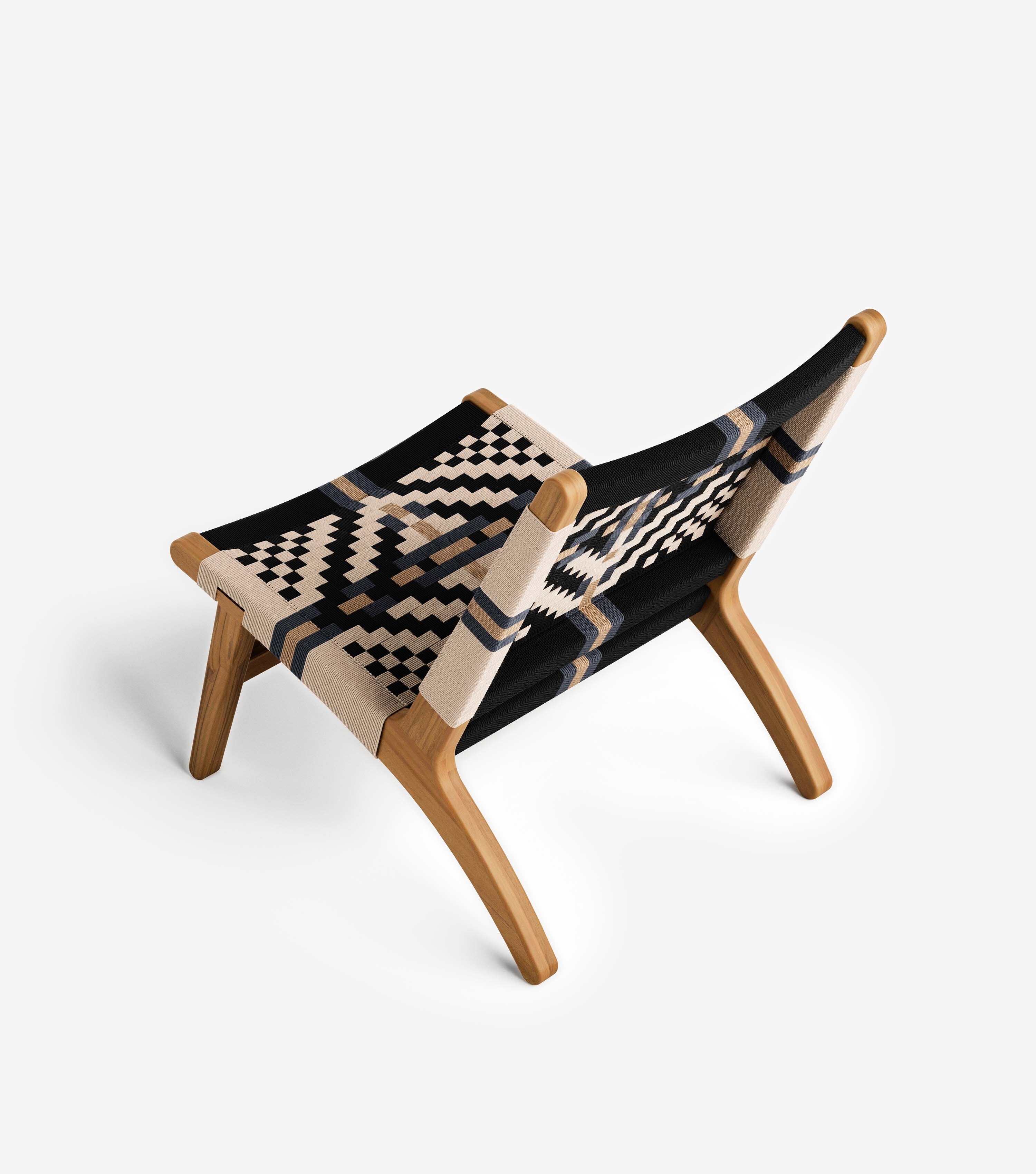 Masaya Outdoor Lounge Chair | Colonial Pattern - Image 7