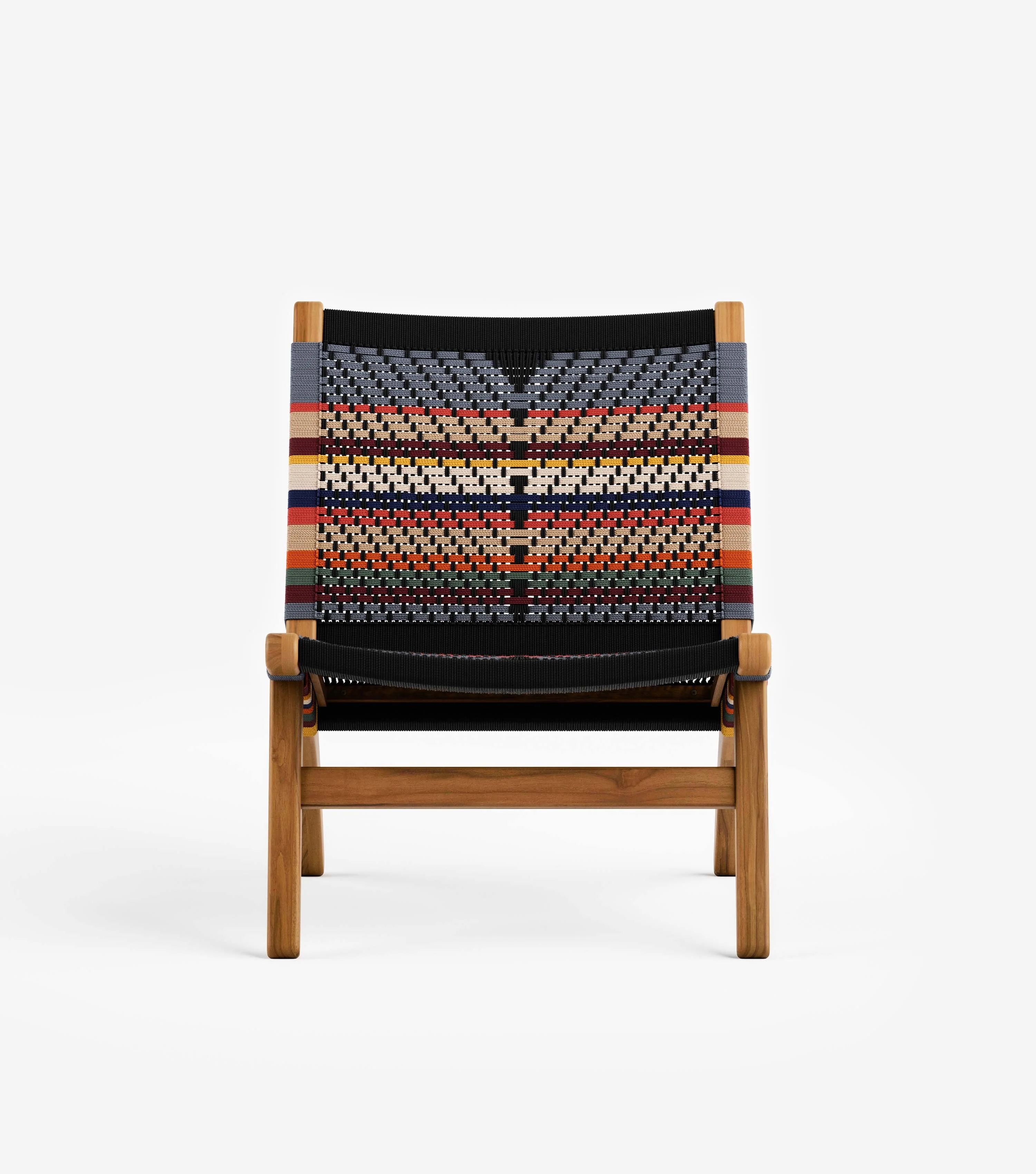 Masaya Outdoor Lounge Chair | San Geronimo Pattern - Image 3