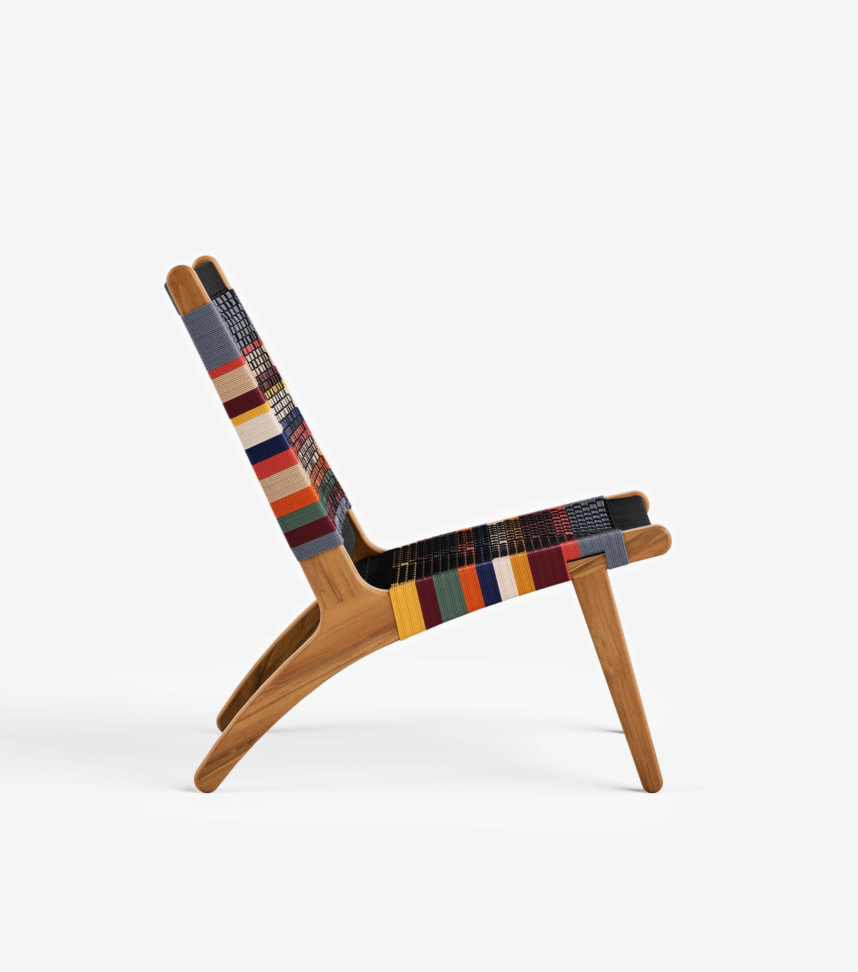Masaya Outdoor Lounge Chair | San Geronimo Pattern - Image 4