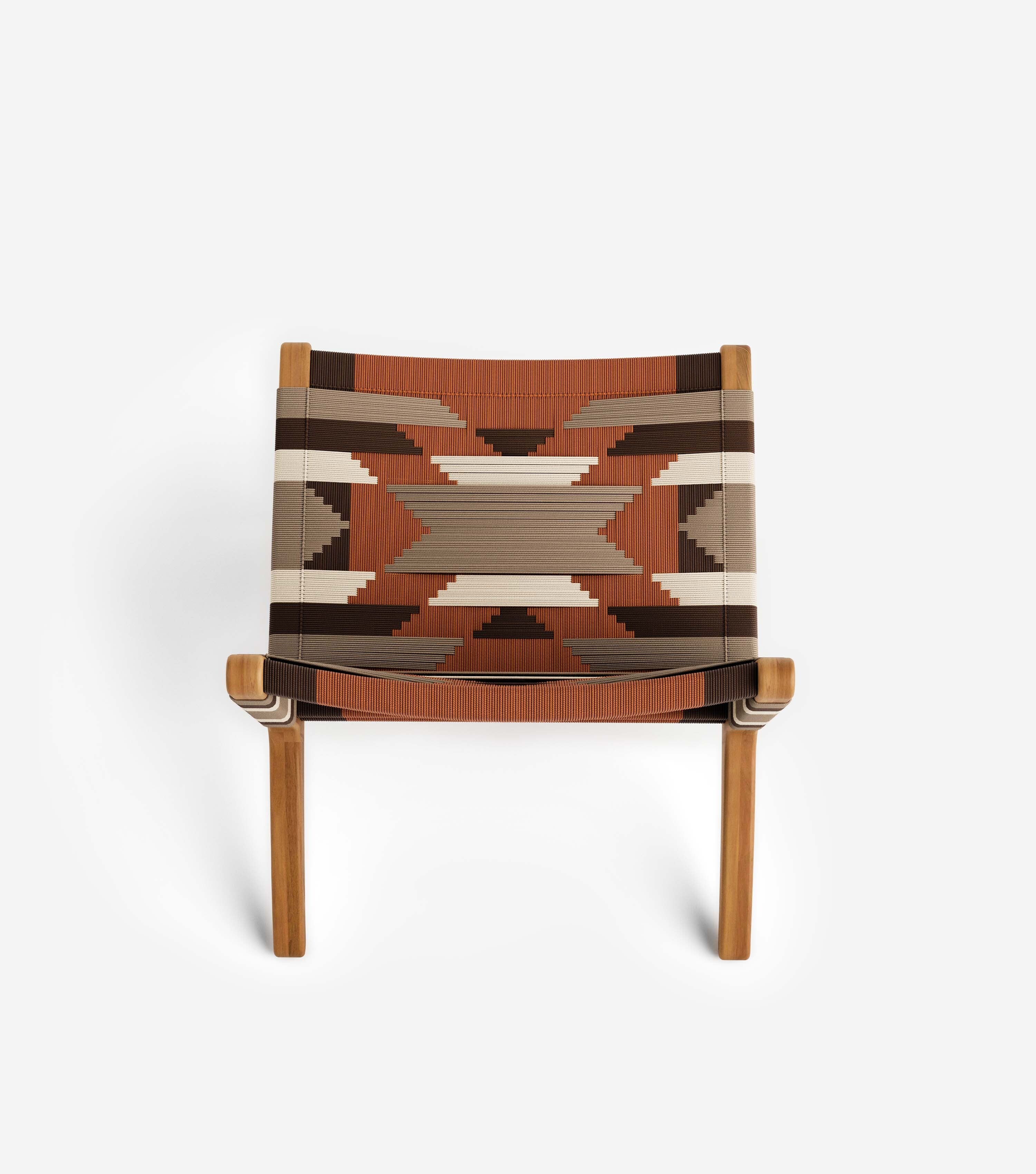 Masaya Outdoor Lounge Chair | Sonora Pattern - Image 3