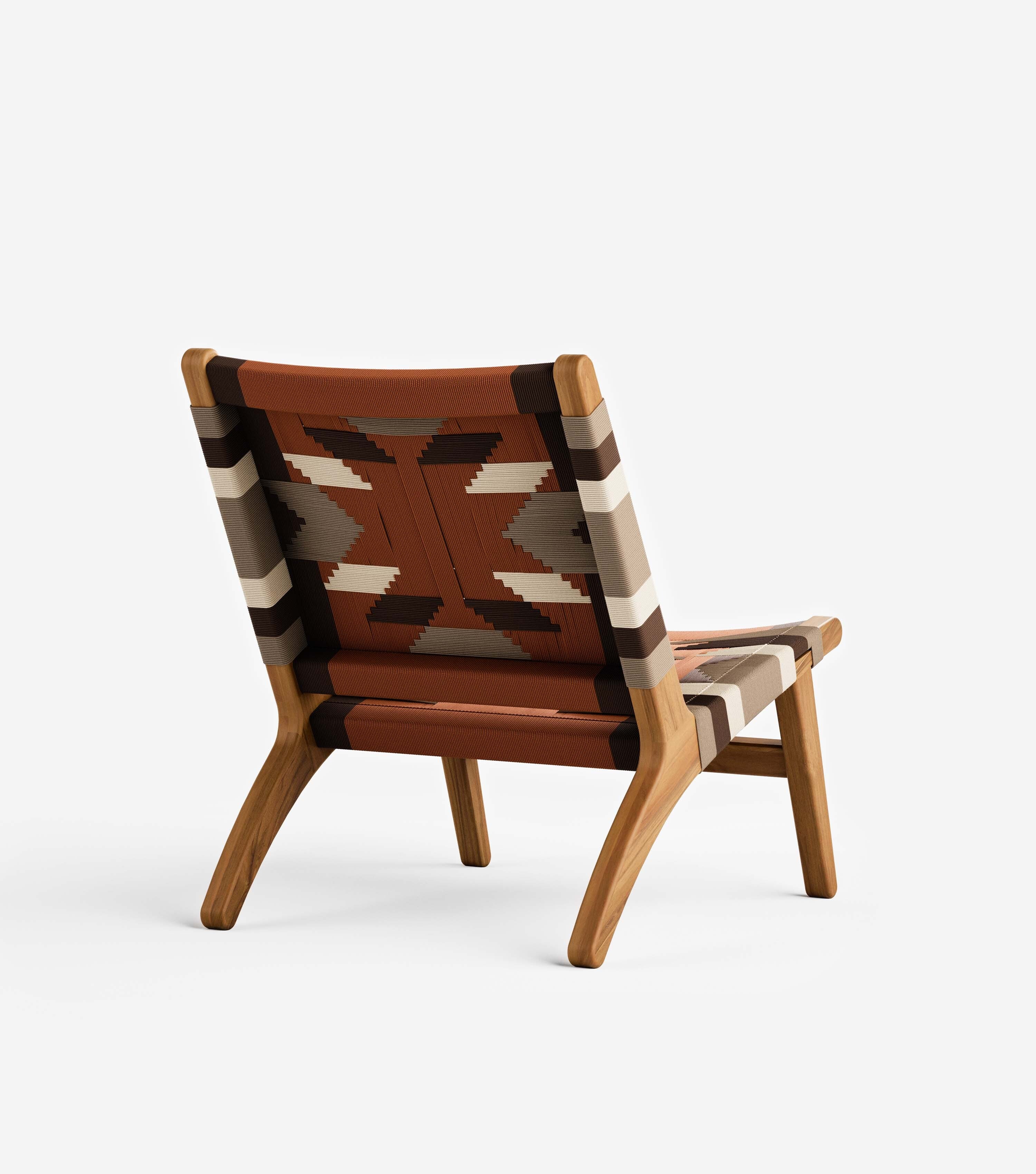 Masaya Outdoor Lounge Chair | Sonora Pattern - Image 6