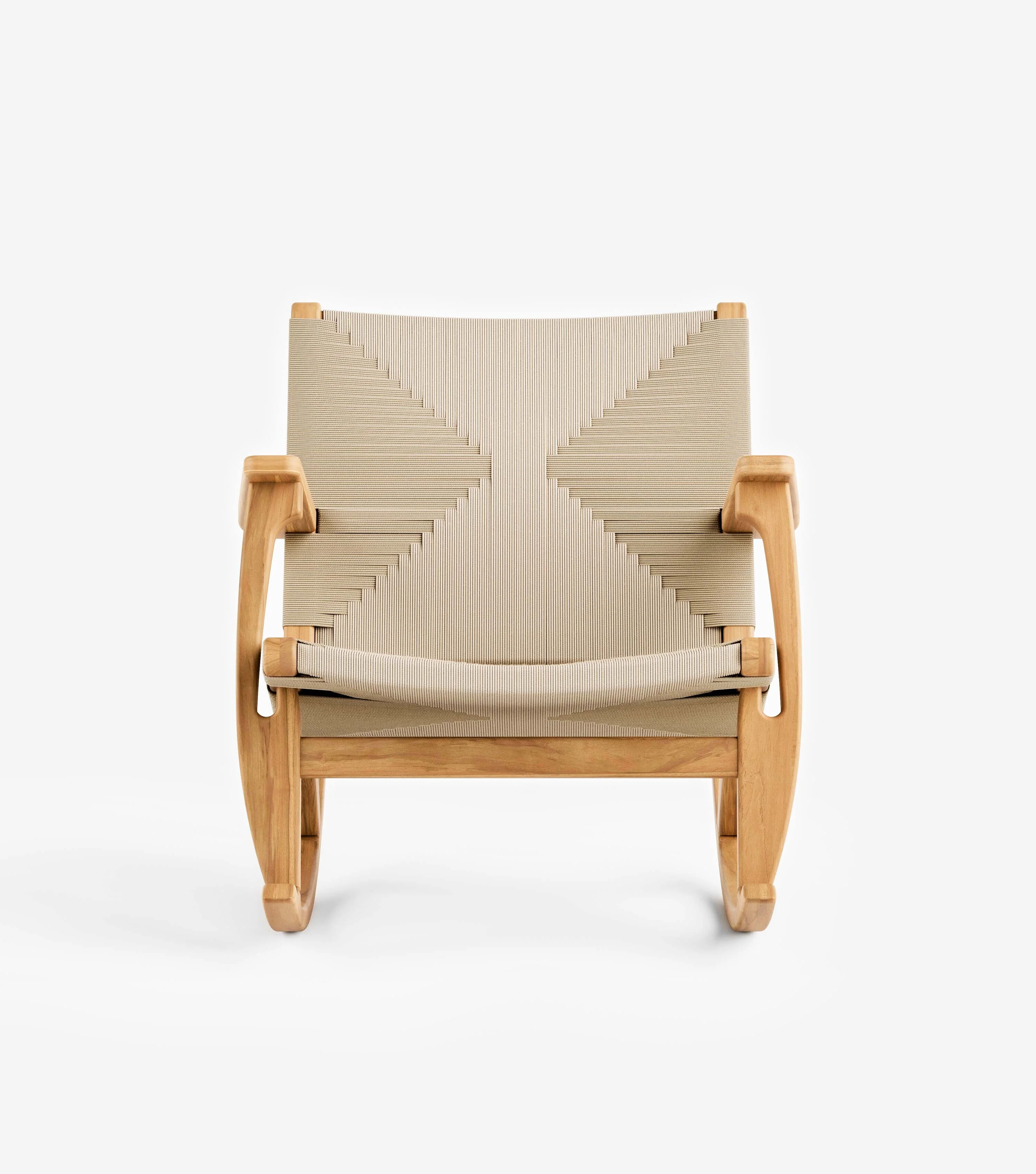 Masaya Rocking Chair | Naturaline Cross Braided Cord - Image 5