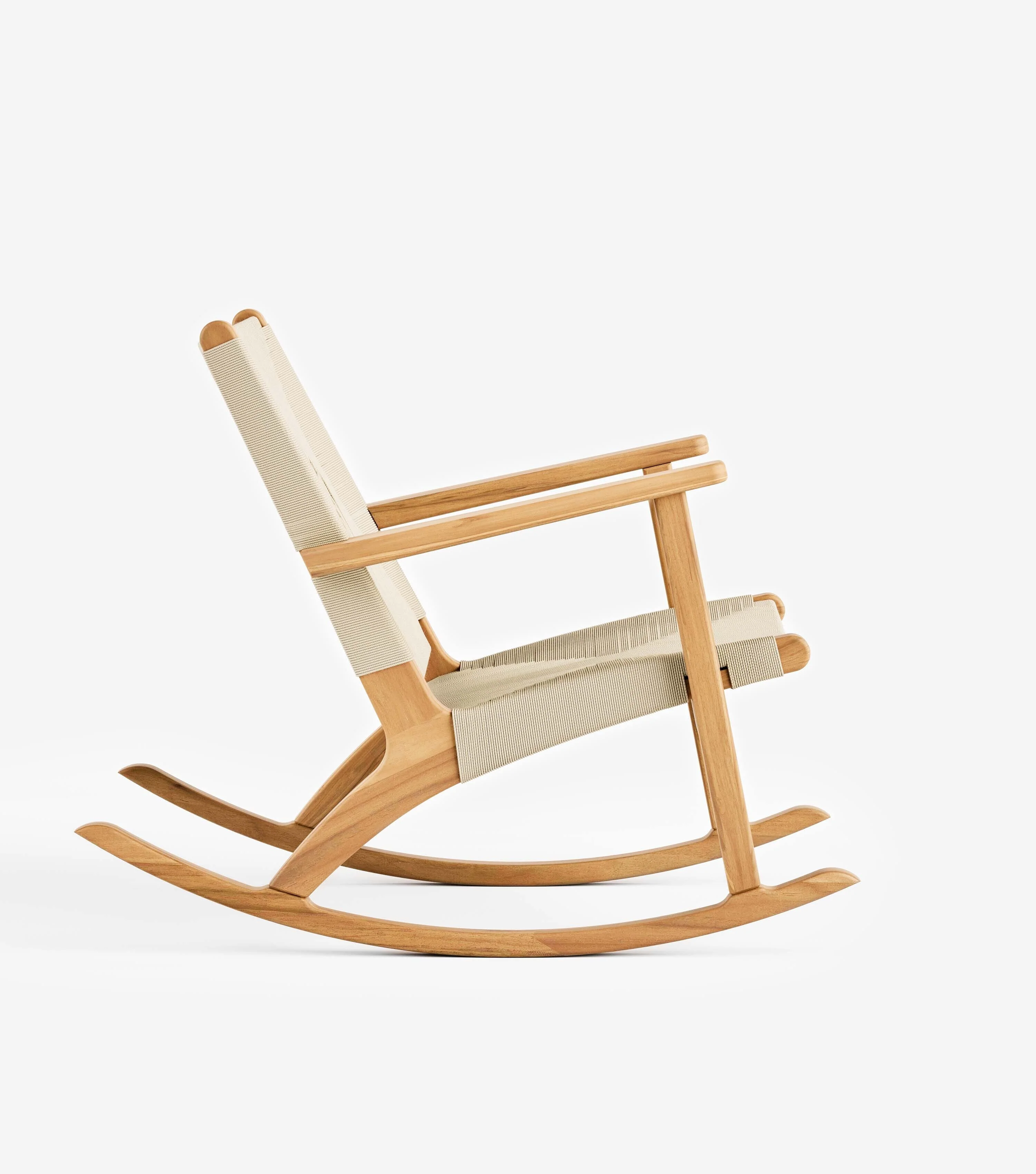 Masaya Rocking Chair | Naturaline Cross Braided Cord - Image 7