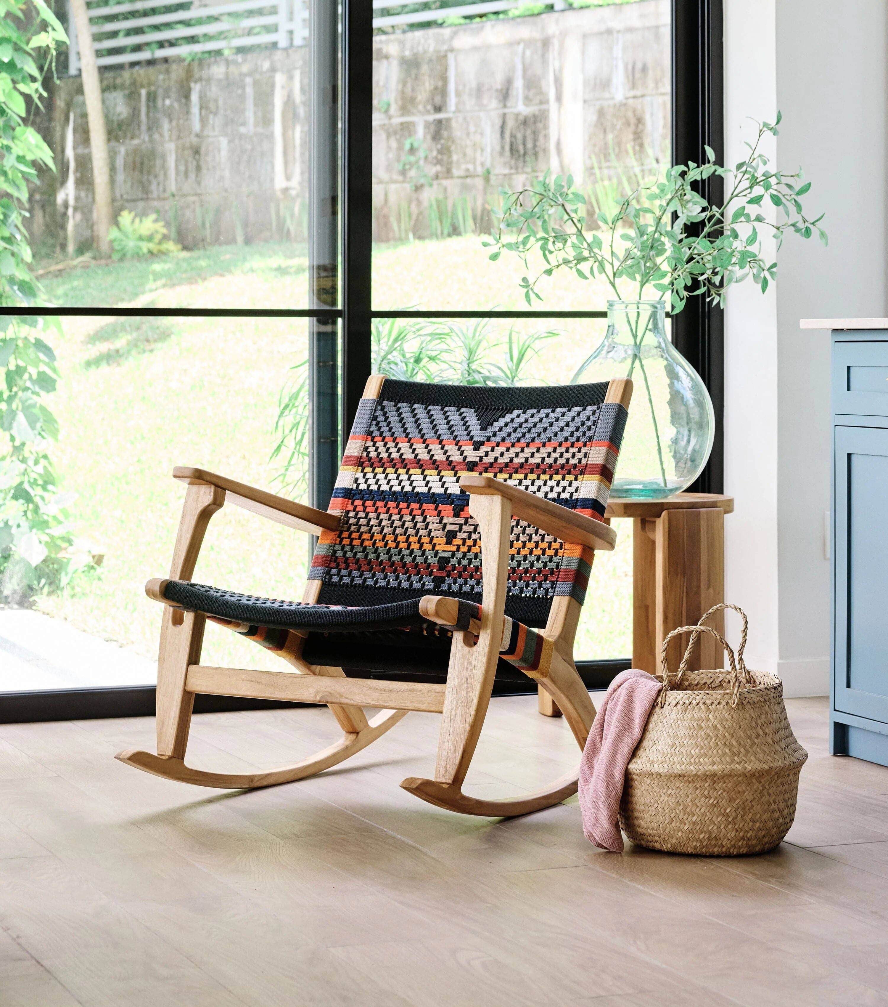 Masaya Rocking Chair | San Geronimo Pattern - Image 3